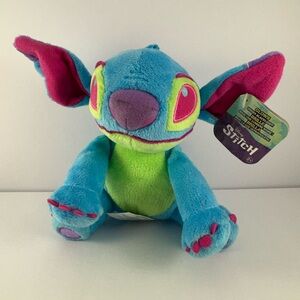 Disney‎ Stitch plush SDCC 2023 UCC exclusive 6” black light stuffed toy blue